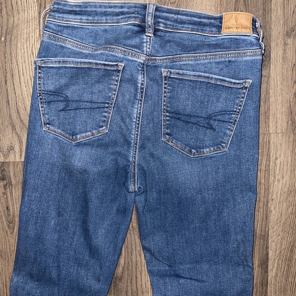 American Eagle Blue Skinny Jeans - Picture 4 of 4
